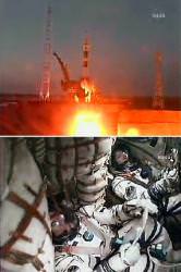 Launch of Expedition 16. Image credit: NASA