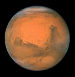 Mars. Image credit: Hubble Space Telescope