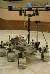 ExoMars rover.  Image credit:  Aberystwyth University