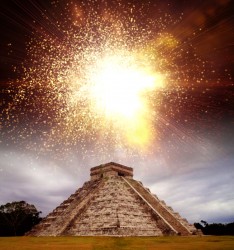 Mayan calendar stops at the end of the year 2012