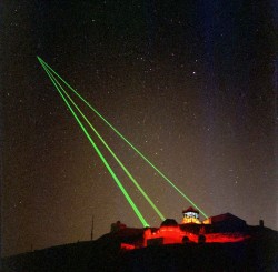 In 2006 the US carried out space laser tests (Starfire Optical Range)