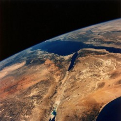 The Dead Sea from space. Image credit: NASA