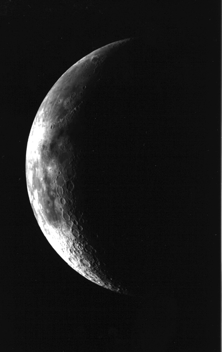 waxing crescent moon. The Crescent Moon