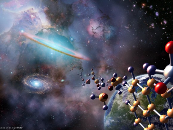 Galactic molecules. Credit: NASA