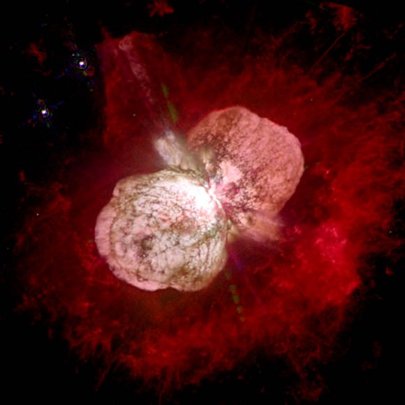  but right in the middle of the nebula is the star Eta Carinae
