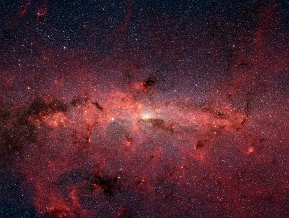 The Galactic Center. Credit: Suzan Stolovy (SSC/Caltech), JPL-Caltech, NASA