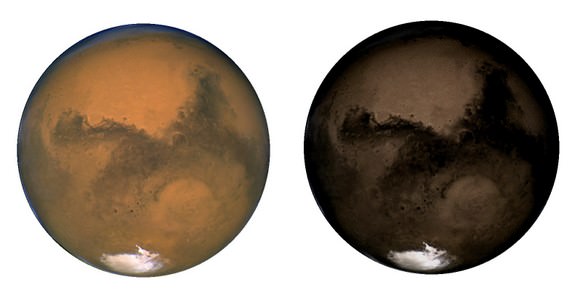 Should Mars really be black? Credit: NASA/Mars Simulation Laboratory