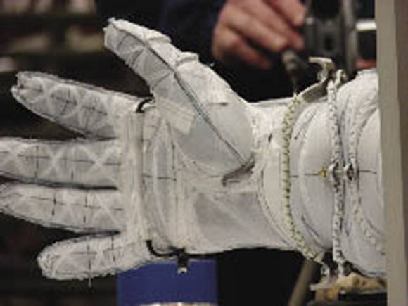 Designing an astronaut glove that doesn't tire the hands is quite a challenge. That's why there's 400,000 at stake this year at NASA's Astronaut Glove Challenge. Image Credit: Matthew Z. Homer