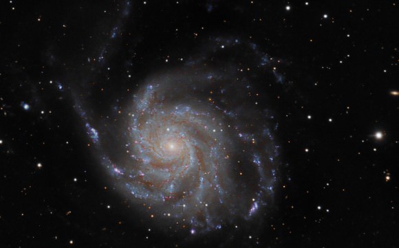 Supernova PTF11kly / SN 2011fe in M101 by Rick Johnson