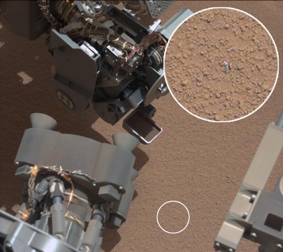 Curiosity Finds…SOMETHING…on Martian Surface