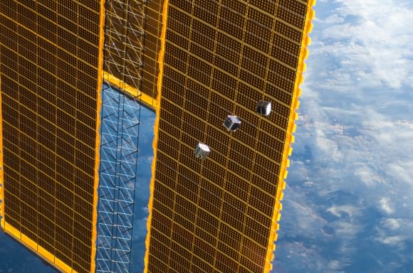 Surreal Photos: CubeSats Launched from the Space Station