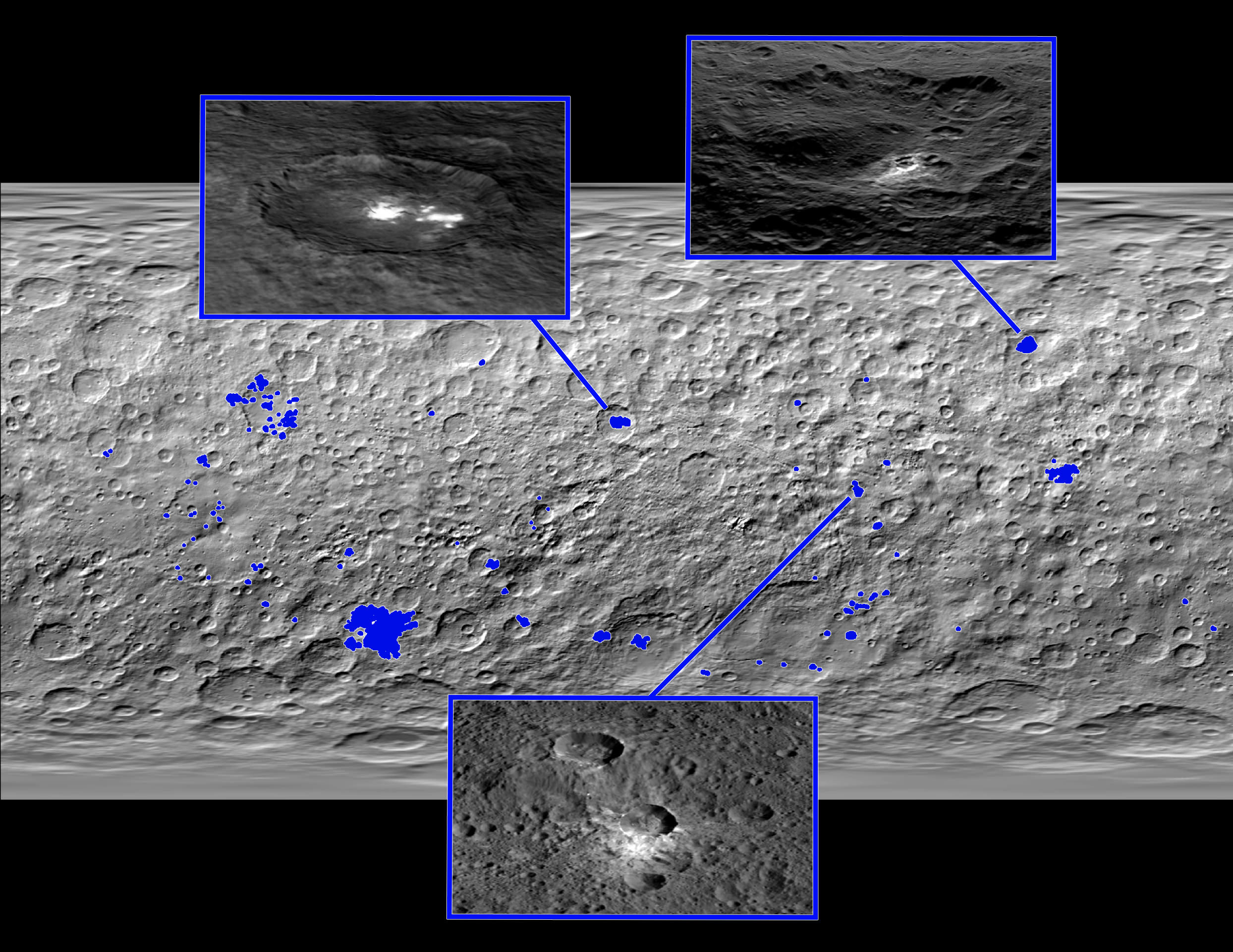 Dawn Spacecraft Unraveling Mysteries of Ceres Intriguing Bright Spots as Sublimating ...2488 x 1922