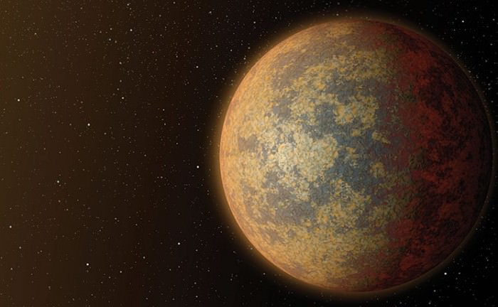 An illustration of a large, rocky planet similar to the recently discovered BD+20594b. Image: JPL-Caltech/NASA