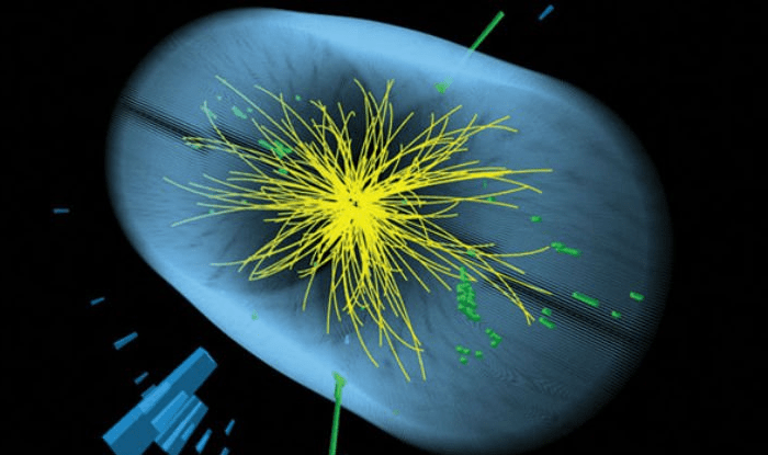 Data from two experiments at the LHC have independently hinted at the existence of a new type of particle. Image: CMS/LHC/CERN