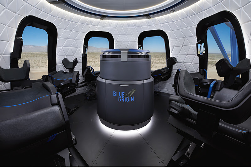 Take a Peek Inside Blue Origin’s New Shepard Crew Capsule