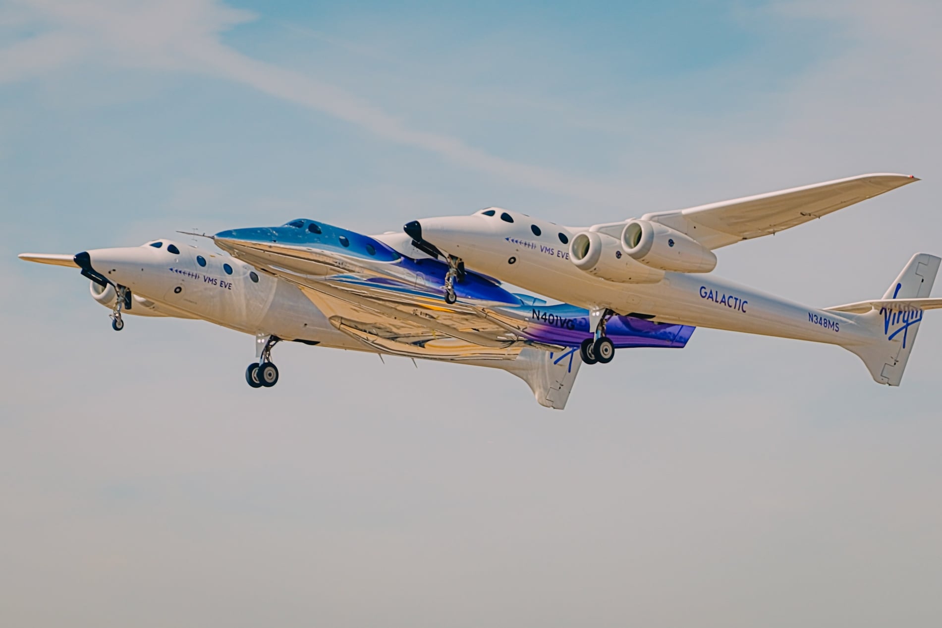 Virgin Galactic Flies Next-Gen Space Plane to New Home With New Name