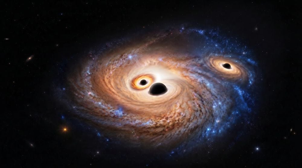 JWST spots galaxy with three supermassive black holes just 1.3 billion years after Big Bang