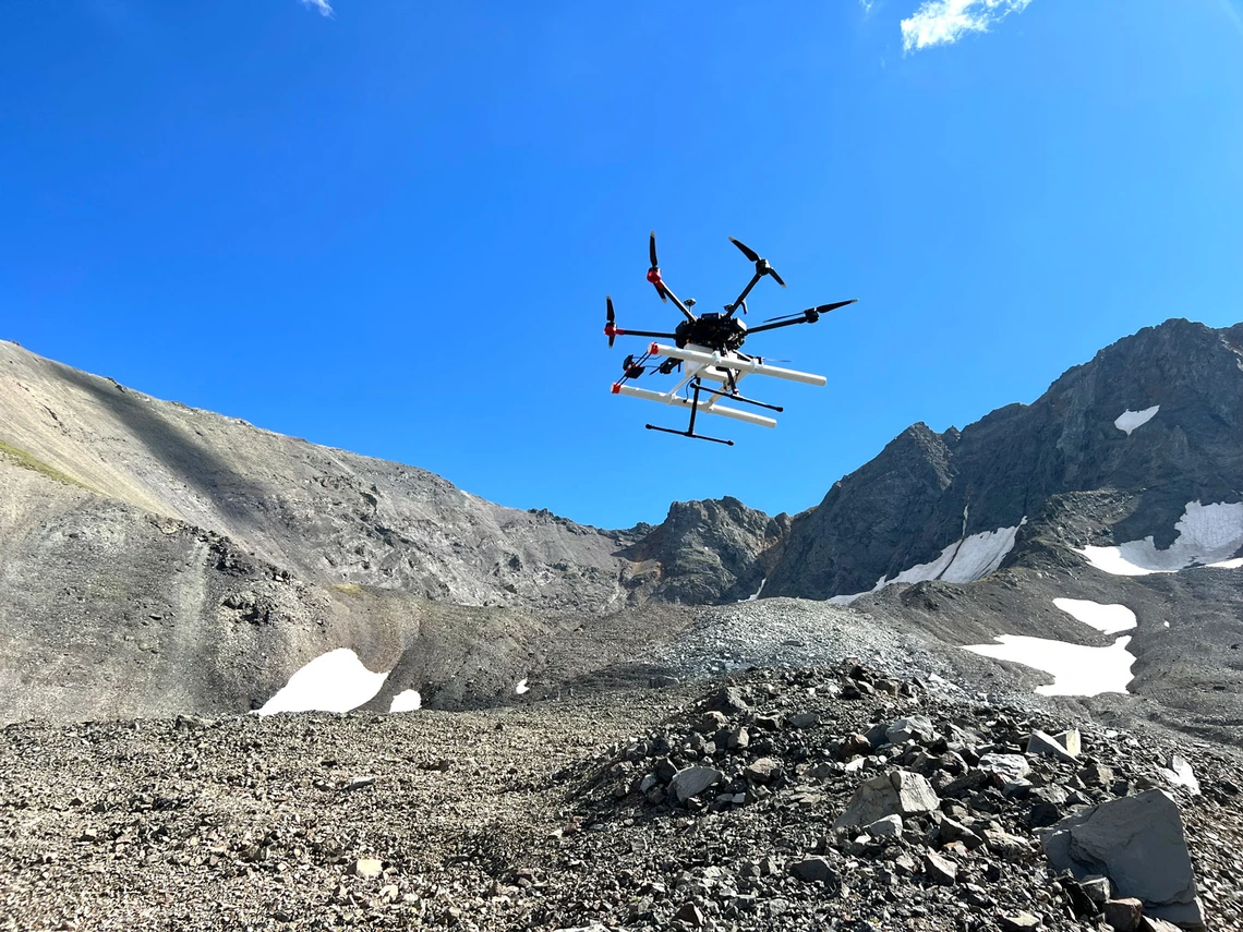 Drones Scanning Earth's Glaciers Are Paving the Way for Future Mars Helicopters