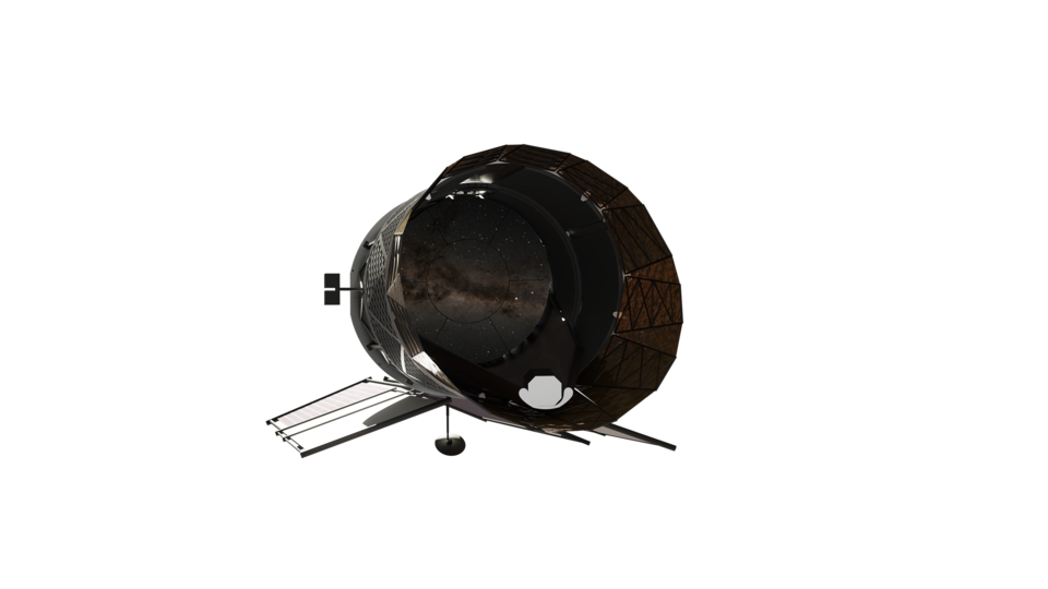 Artist's concept of the HWO. Credit - NASA's Scientific Visualization Studio - eMITS/Jonathan North, ADNET Systems, Inc./Aaron E. Lepsch, NASA/GSFC/Claire Andreoli