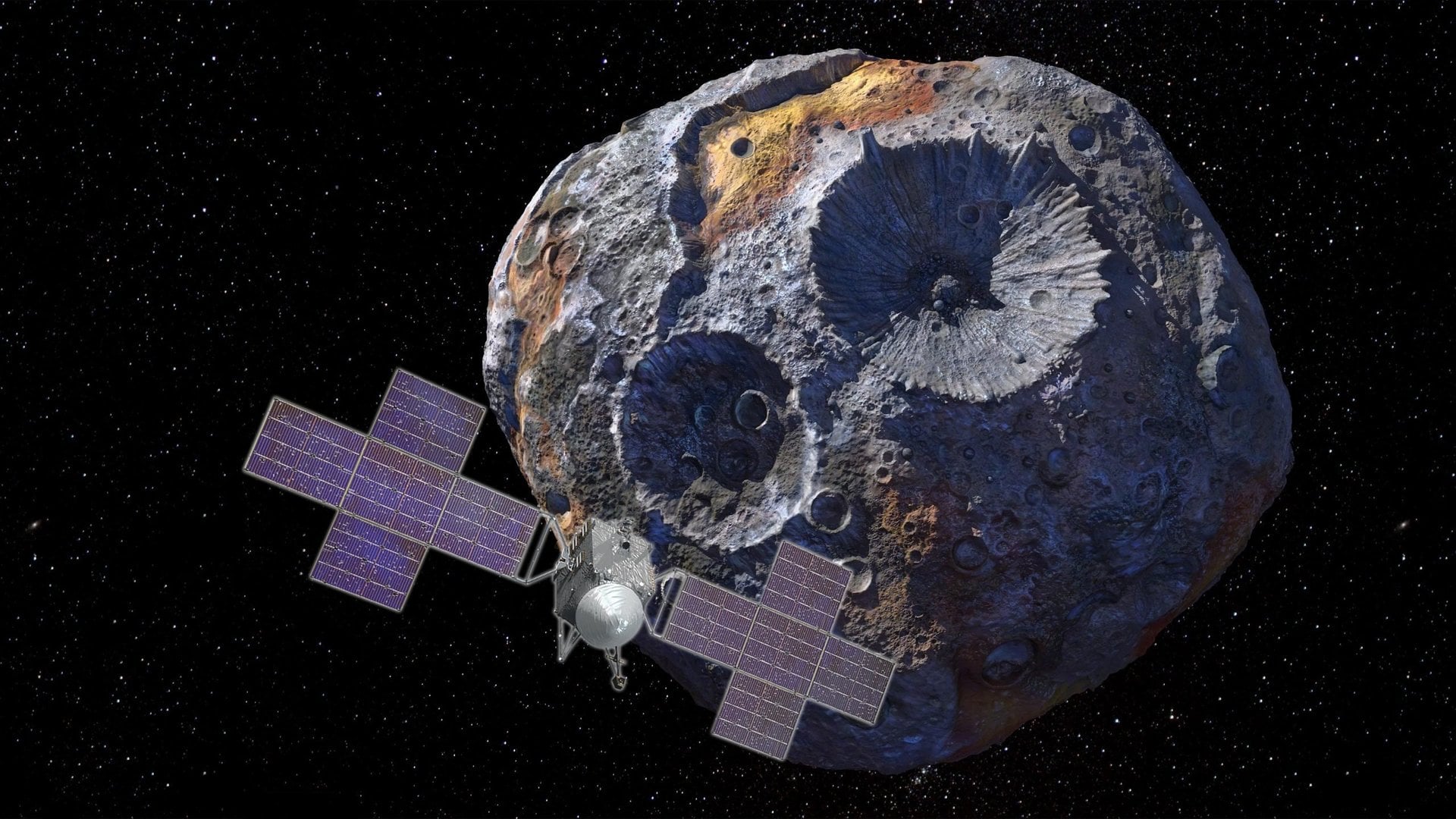 NASA’s Psyche mission to a distant metal asteroid will carry a revolutionary Deep Space Optical Communications (DSOC) package. Credit: NASA/JPL-Caltech/ASU