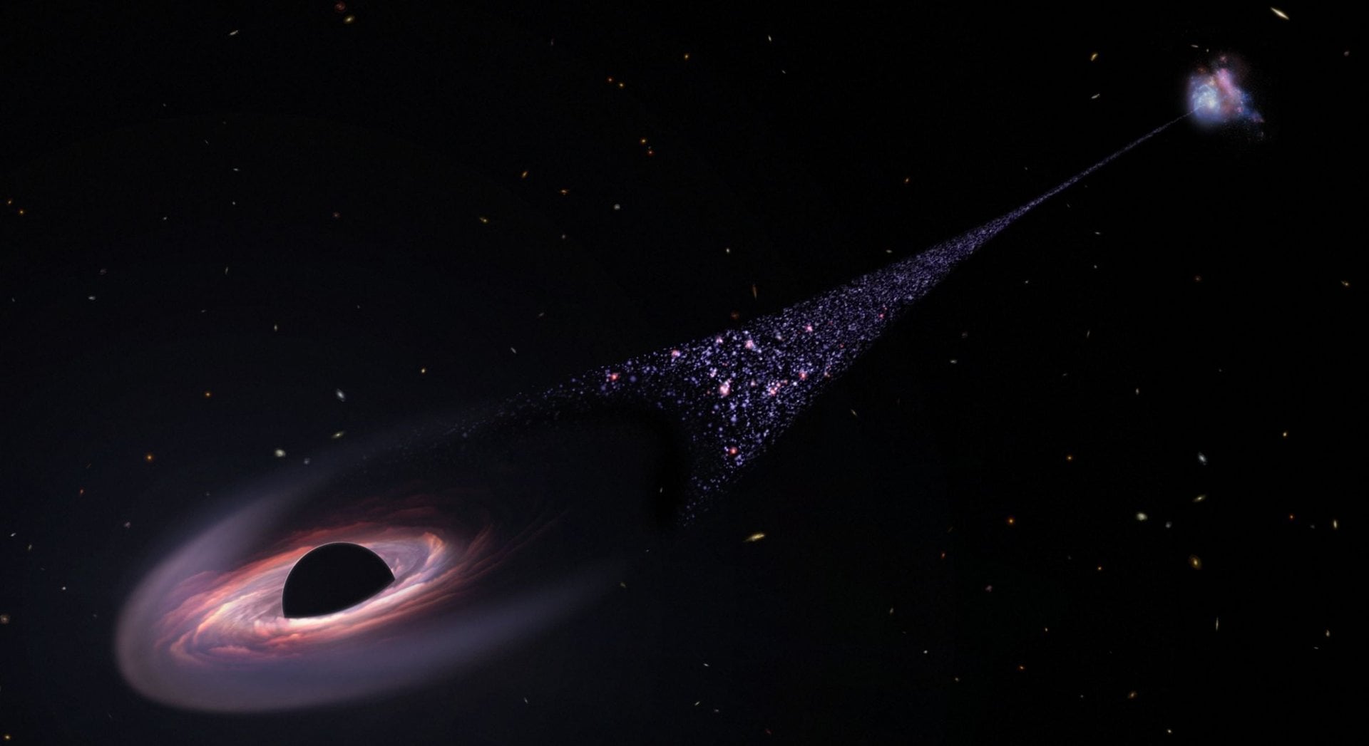 Physicists Determine Cause of "Runaway" Supermassive Black Hole