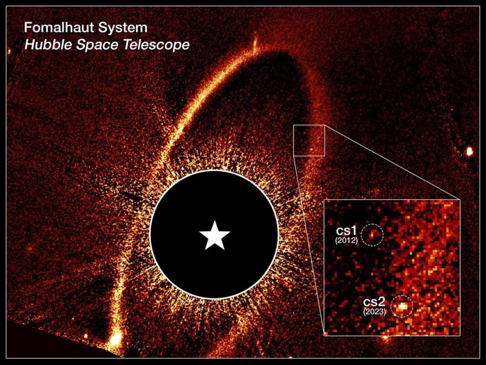 The Hubble Witnesses Catastrophic Collisions In The Fomalhaut System