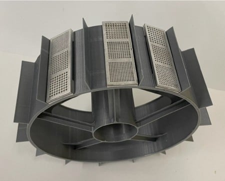 PRS sensors mounted on a prototype rover wheel. Credit - K. J. Stober et al.