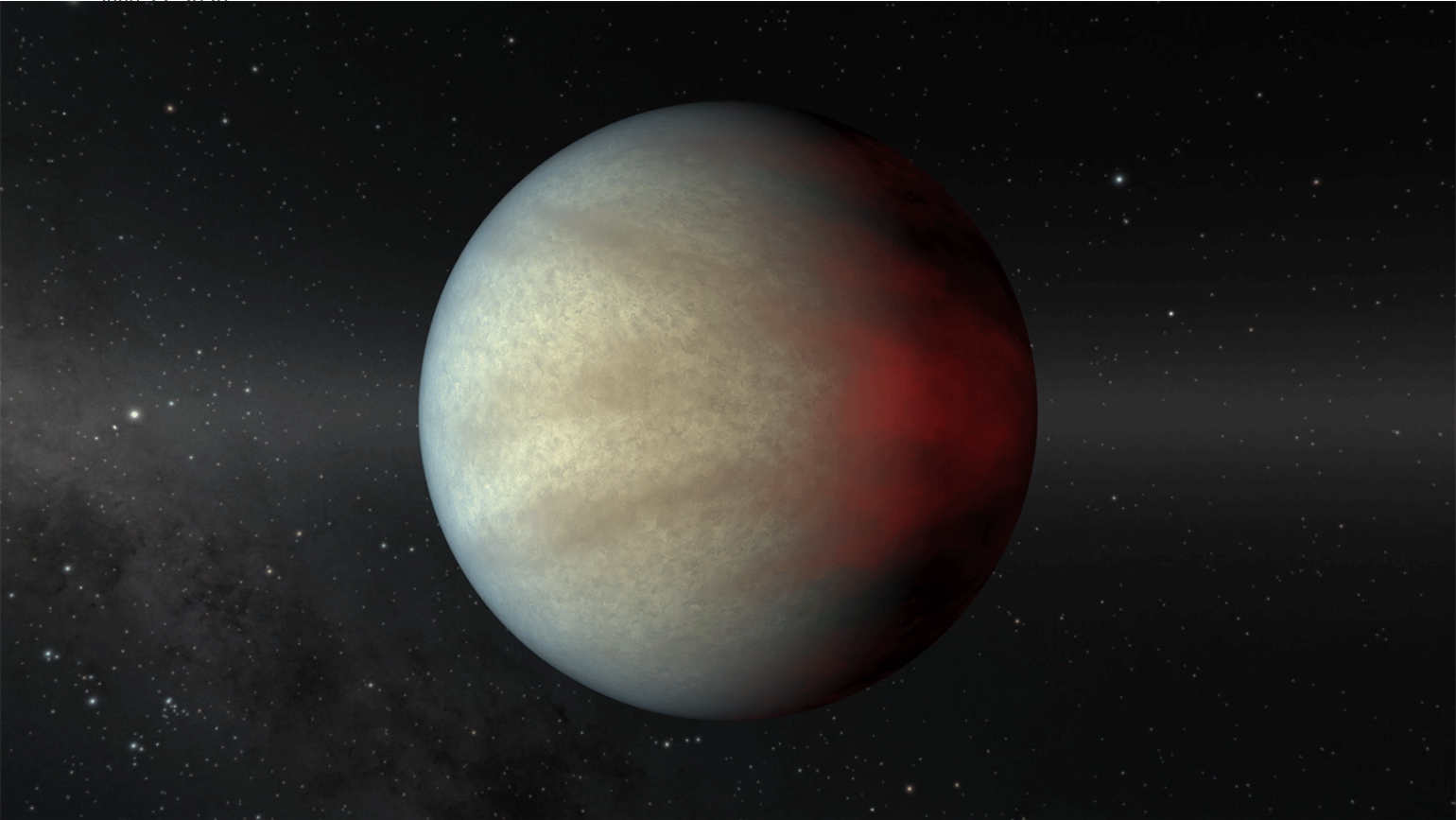 Animation of a hot Jupiter, a class of gas giant that orbits very closely to their star. Credit: NASA/JPL-Caltech