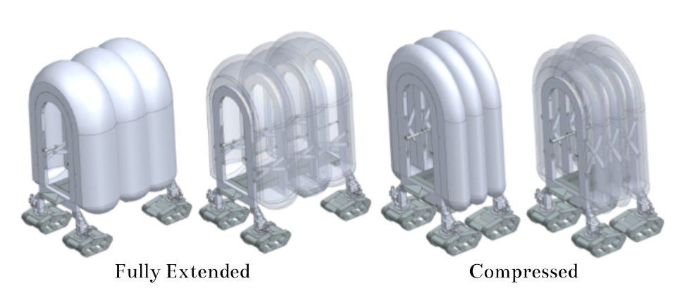Full Tunnel Model with Different Views. Credit: BLiSS team/NTRS