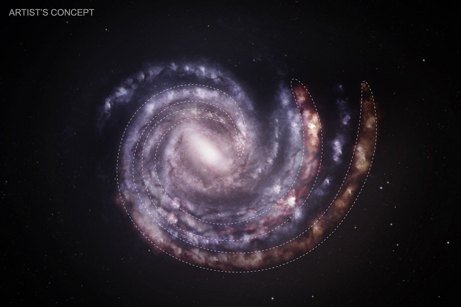 Milky Way's spiral arms extend further than previously thought, NASA finds