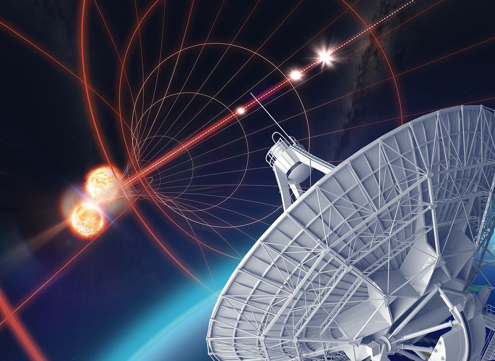 Astronomowie zmierzyli ekspansję Wszechświata dzięki zderzeniu gwiazd neutronowych