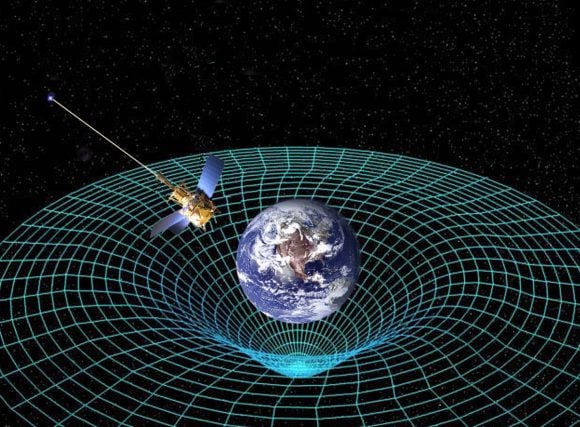 Artist's impression of the influence gravity has on space time. Credit: space.com