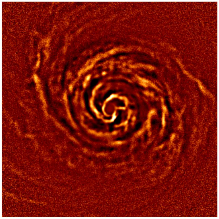 Astronomers Make "Live" Observation of a Nearby Protoplanetary Disk's Rotation