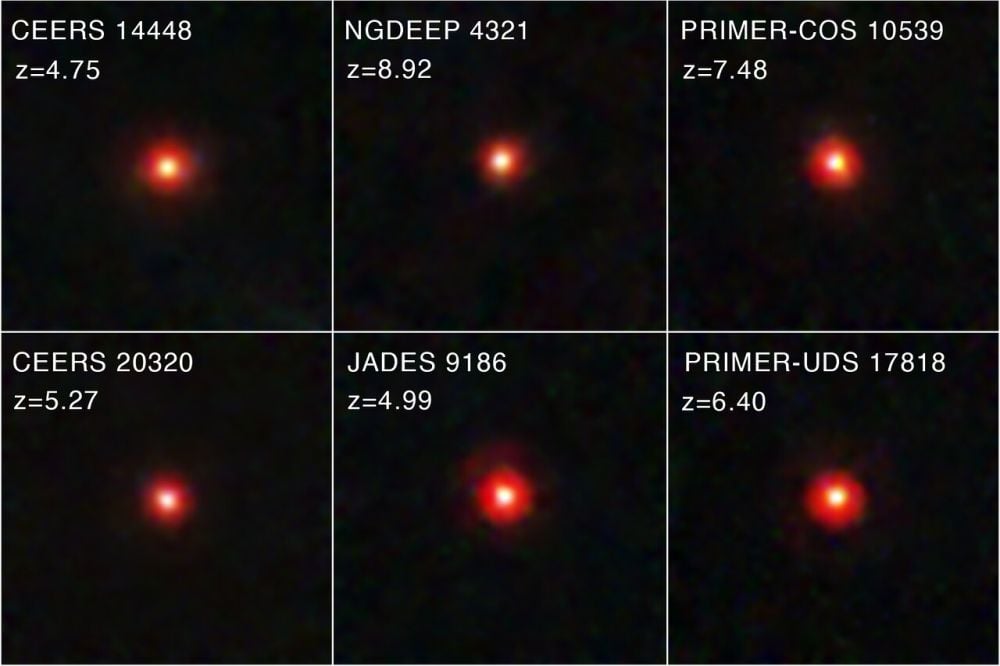 Astronomers Find Little Red Dots About to Merge