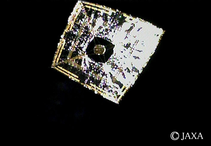 IKAROS, the Japanese satellite that demonstrated the solar sail (Credit : JAXA)