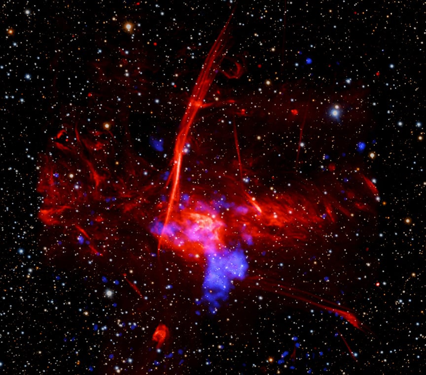 Astronomers Spot a Possible Supernova Remnant Near the Milky Way's Supermassive Black Hole