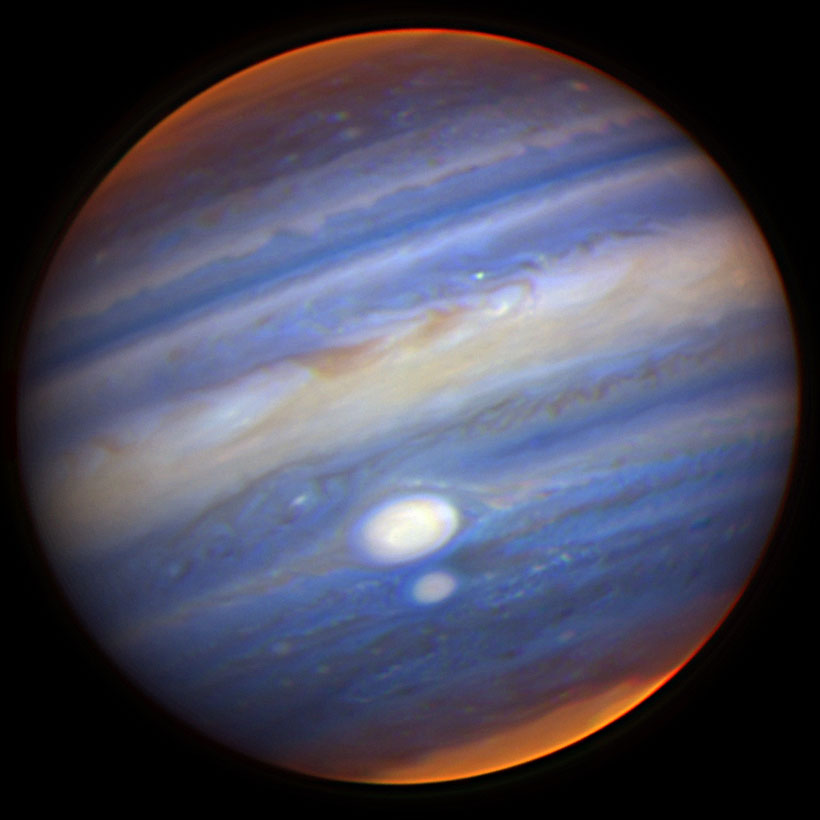 An image of Jupiter showing its storm systems. According to a new definition, Jupiter would be considered a brown dwarf if it had grown to over 10 times its mass when it was formed. Image: Gemini