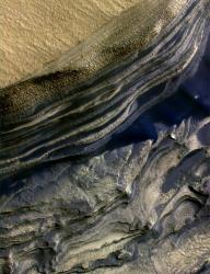 Ice layers on Mars. Image credit: NASA/JPL