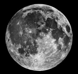 Full moon. Image credit: Lunar and Planetary Institute