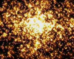 Artist impression of a globular star cluster. Image credit: ESA