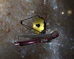 Artist impression of the James Webb Telescope. Image credit: NASA