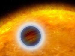 Artist illustration of an extrasolar planet. Image credit: NASA/ESA/G Bacon