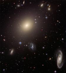 Abell galaxy cluster. Image credit: Hubble