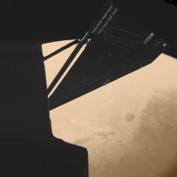 Mars as seen by Rosetta. Image credit: ESA