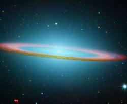 Sombrero Galaxy. M104. Image credit: Hubble/Spitzer