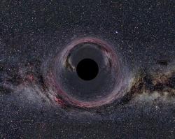 Illustration of a black hole. Image credit: Gallery of Tempolimit Lichtgeschwindigkeit