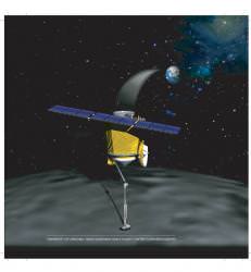 Artist impression of the OSIRIS spacecraft. Image credit: NASA/U of Arizona