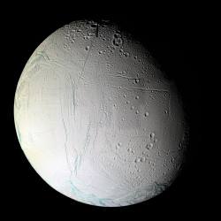 Enceladus. Image credit: NASA/JPL/SSI