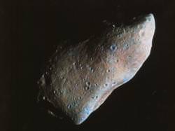 Asteroid Gaspra. Image credit: NASA