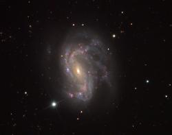 Galaxy NGC 4051 with its black hole. Image credit: Credit: George Seitz/Adam Block/NOAO/AURA/NSF